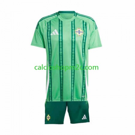 Irlanda Del Nord Bambino Maglia Prima 2024 Manica Corta (+ Pantaloncini)